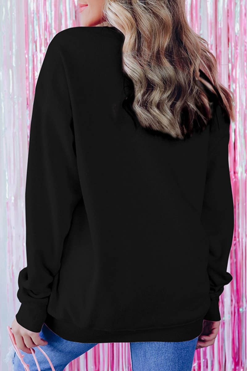 CWTBLL3051_MONOGRAM-PRINTED CREW NECK LONG SLEEVE TOP