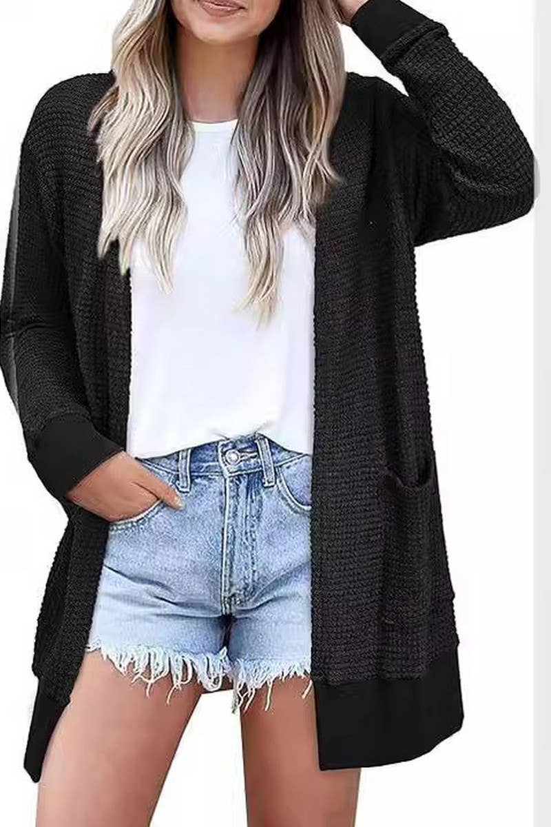 CWOCAL1001_LOOSE CASUAL KNITTED CARDIGAN JACKET