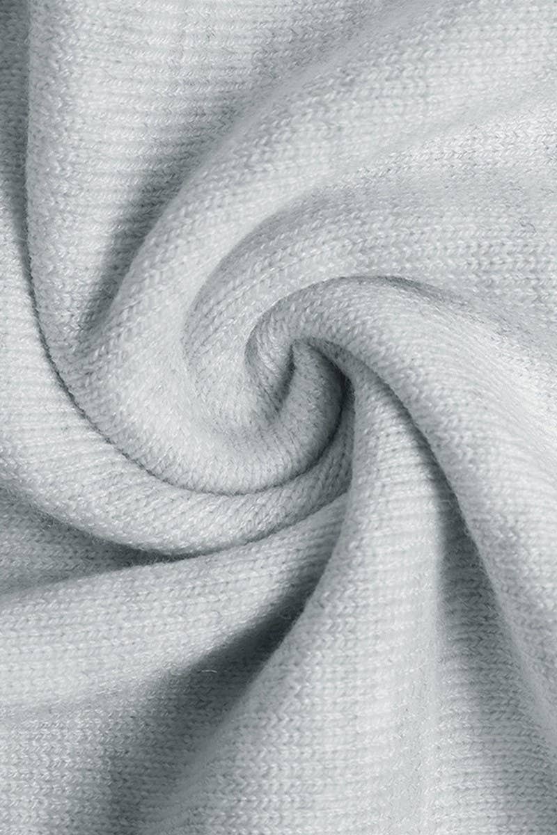 CWDSD10583_STRIPED TRIM MOCK NECK COLORBLOCK SWEATER DRESS