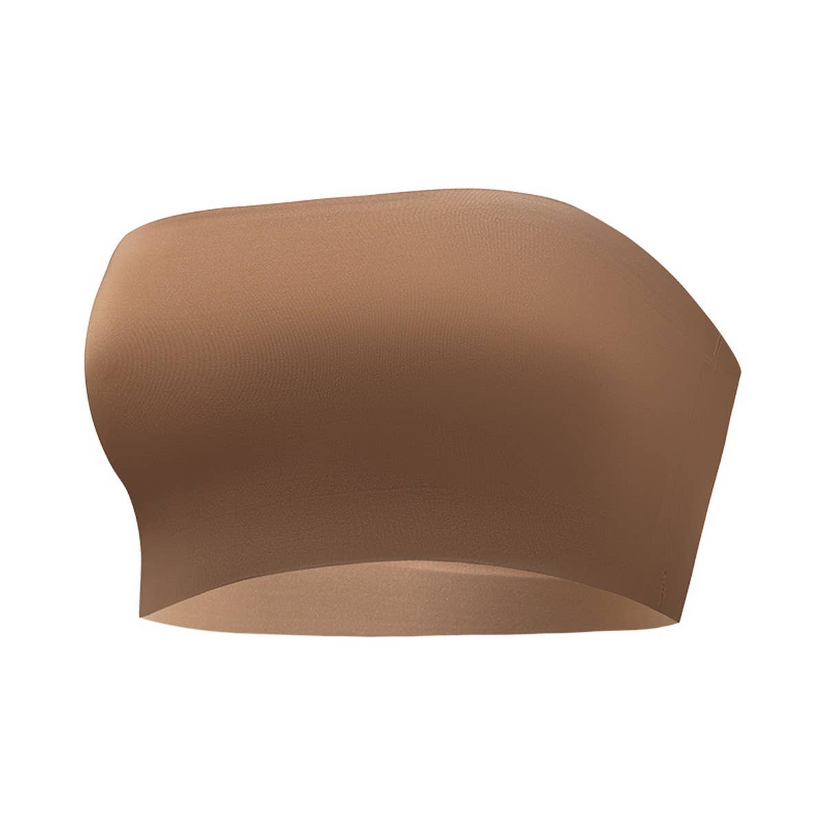 SEAMLESS PLUS SIZE CHEST WRAP STYLE GATHERING BRA