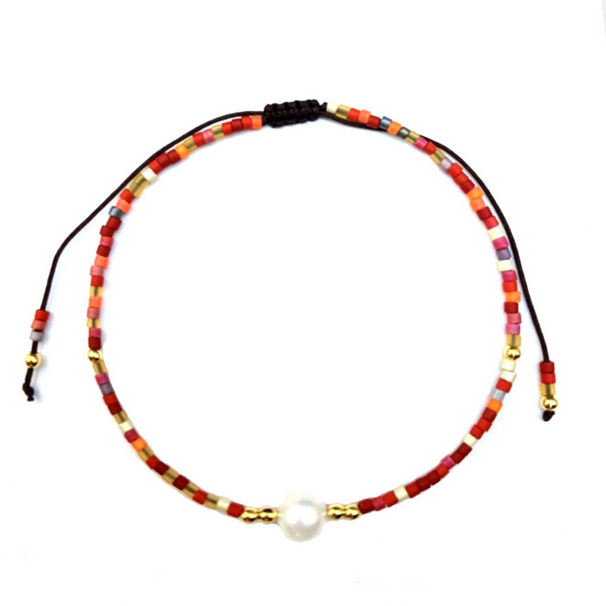 HAND-WOVEN FASHIONABLE RICE BEADS BRACELET_CWAB4621