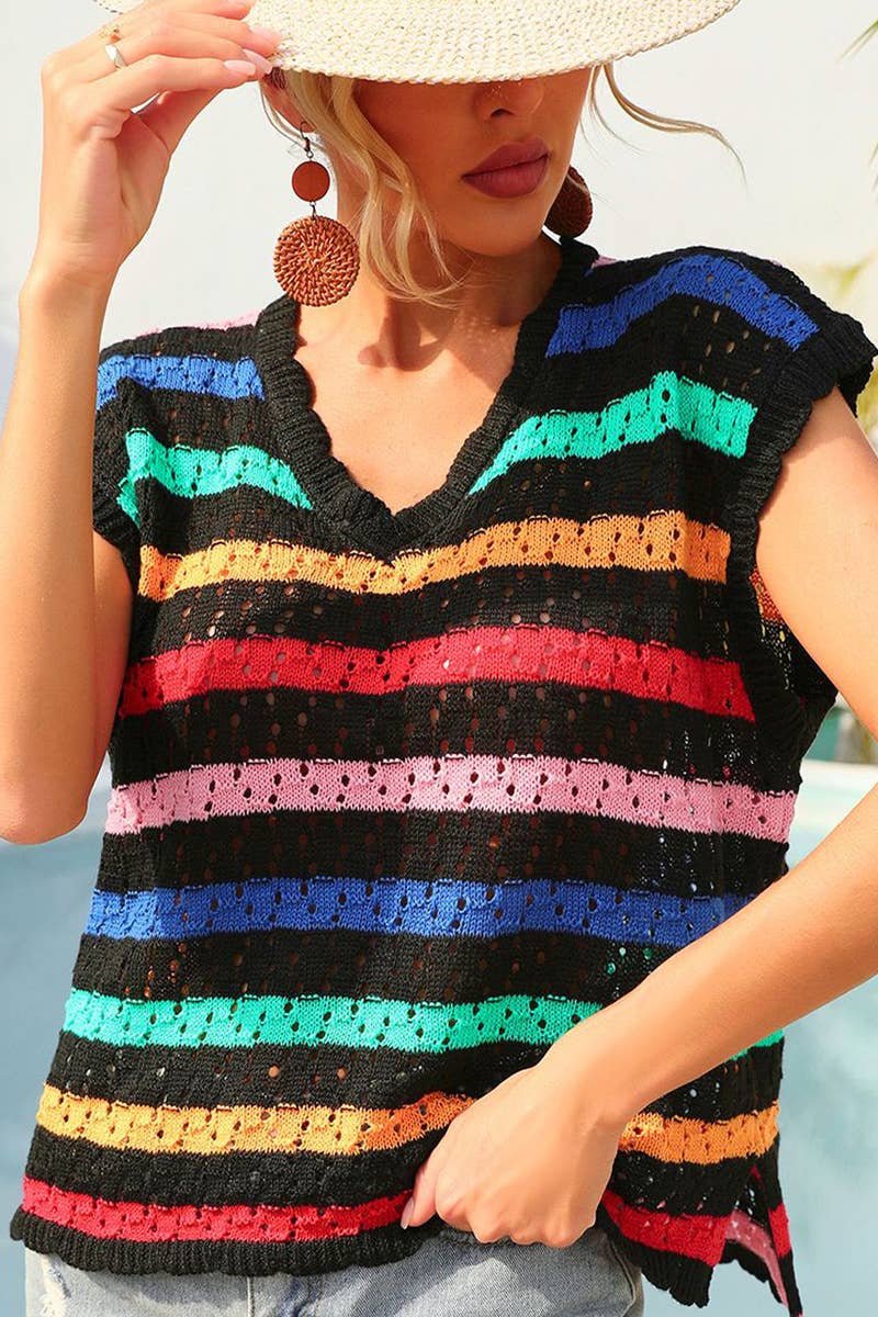 CWTBLS1749_SUMMER BEACH VACATION SUN PROTECTION SHIRT