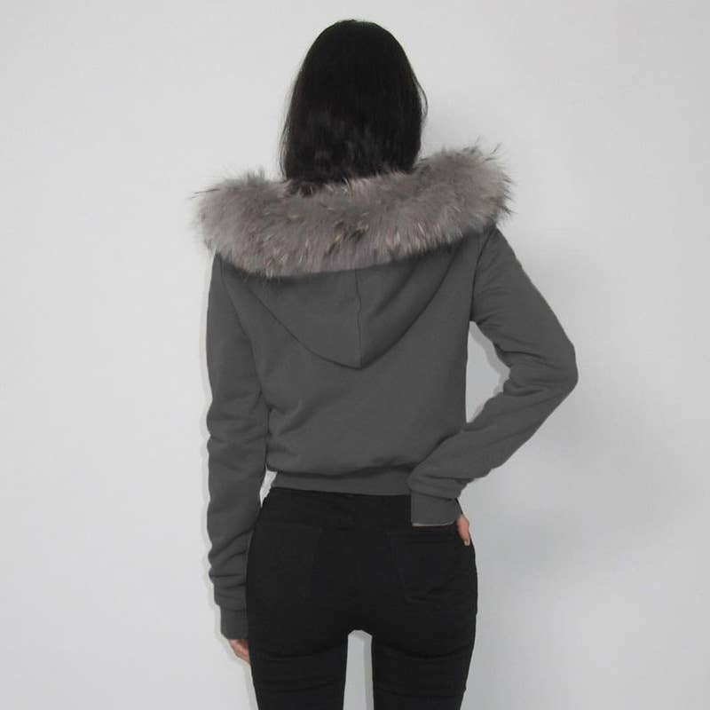 ALL-IN-ONE SLIM-FIT DOUBLE ZIPPER SHORT JACKET