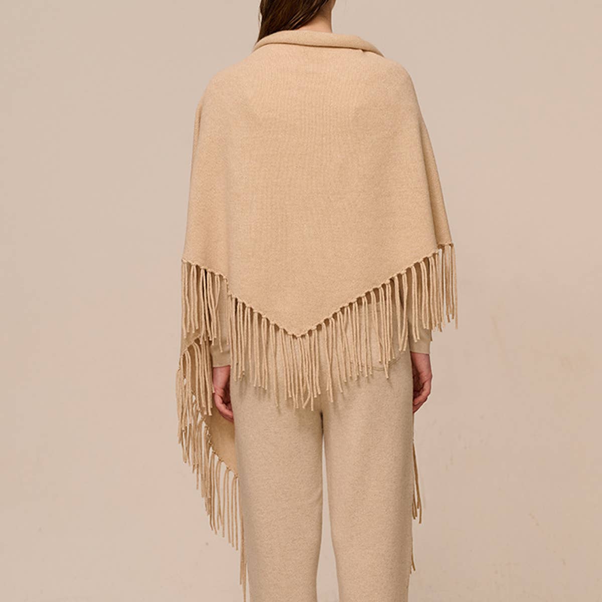 Women?™s Warm Triangle Scarf ??Cashmere Knit_CWASC2703