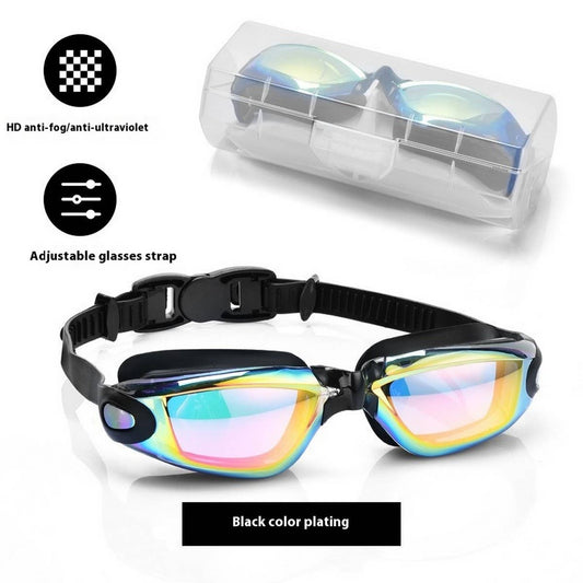 Pro Silicone Swim Goggles, Anti-Fog Waterproof_CWASG1037