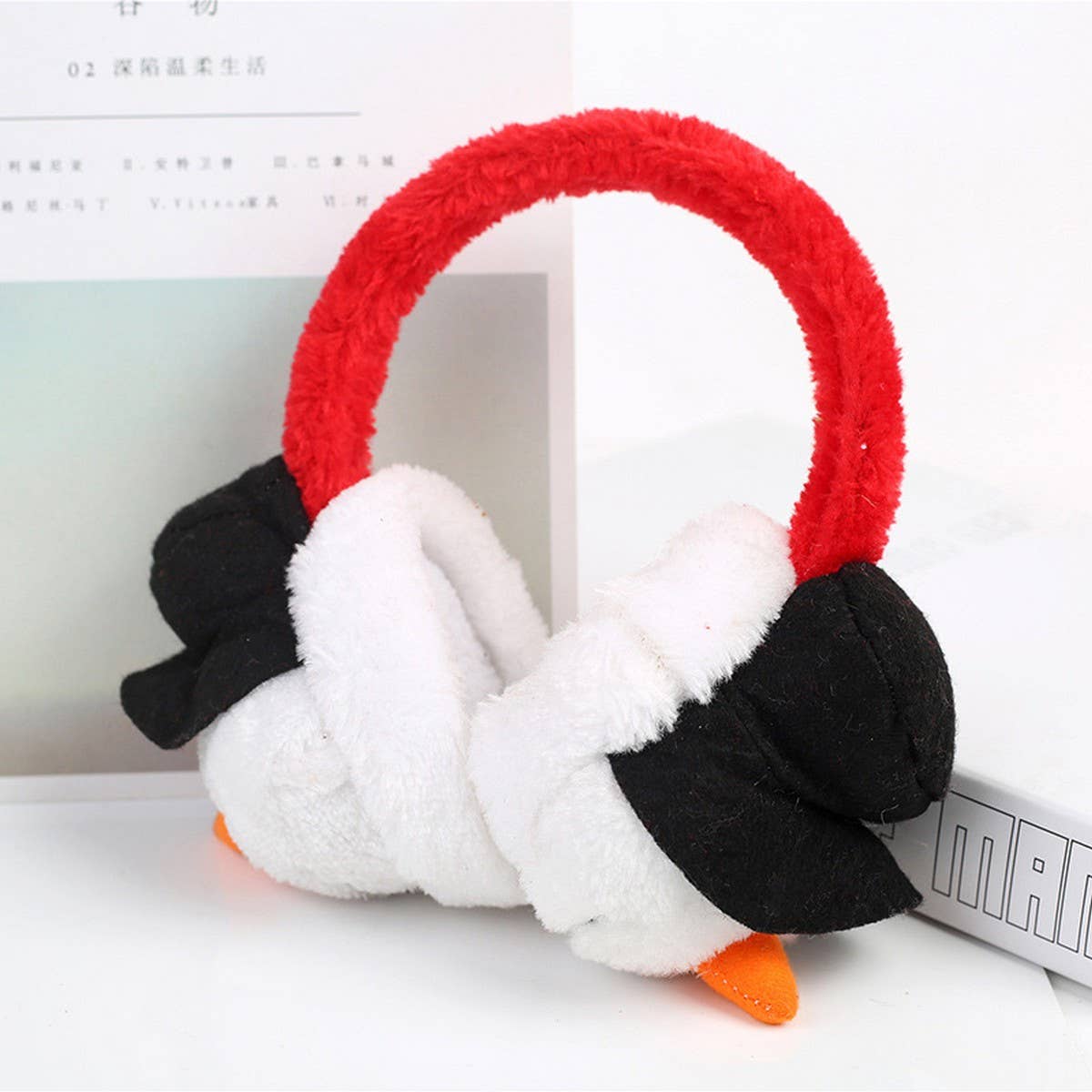 CWMM9715_CHRISTMAS ELK CUTE CARTOON ANTIFREEZE EARMUFFS