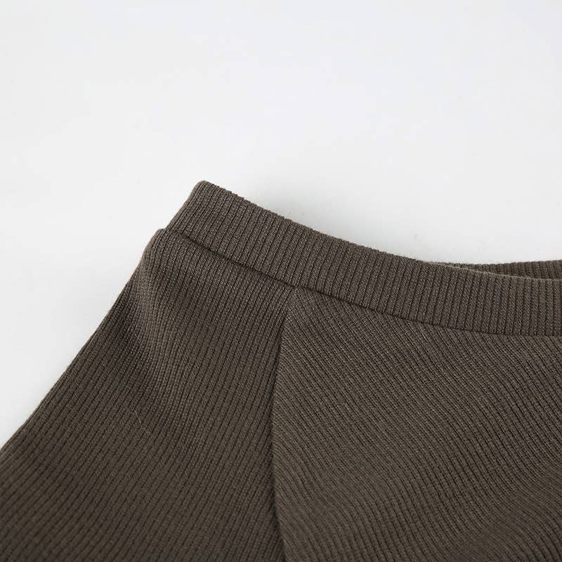 DIGITAL DIAGONAL SHOULDER LONG SLEEVE KNITWEAR