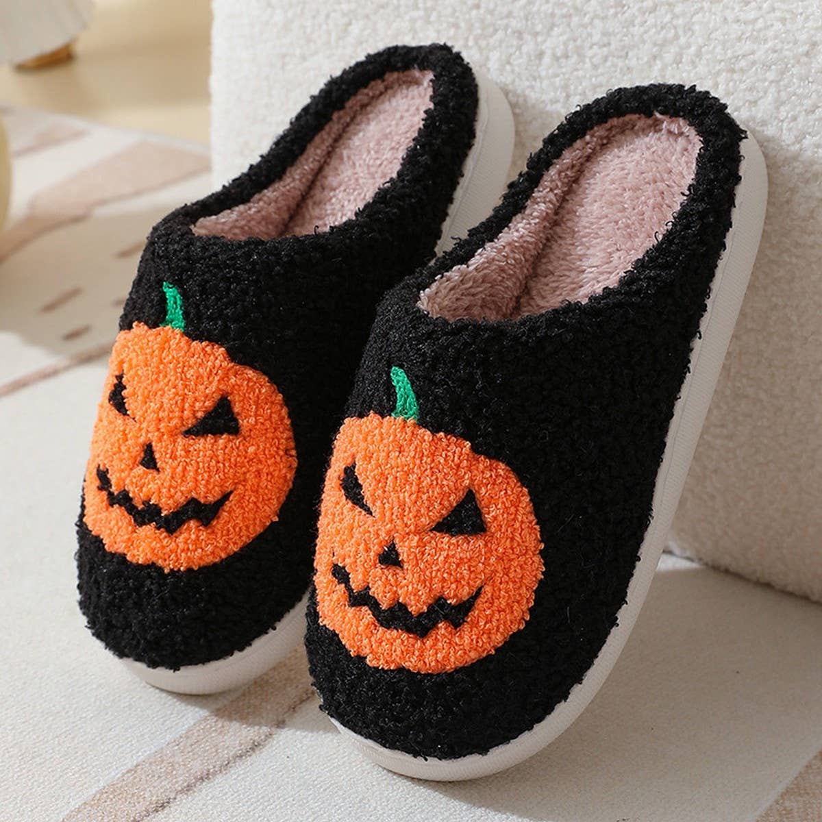 Halloween Atmosphere Slippers, Cute & Funny, Autumn & Winter