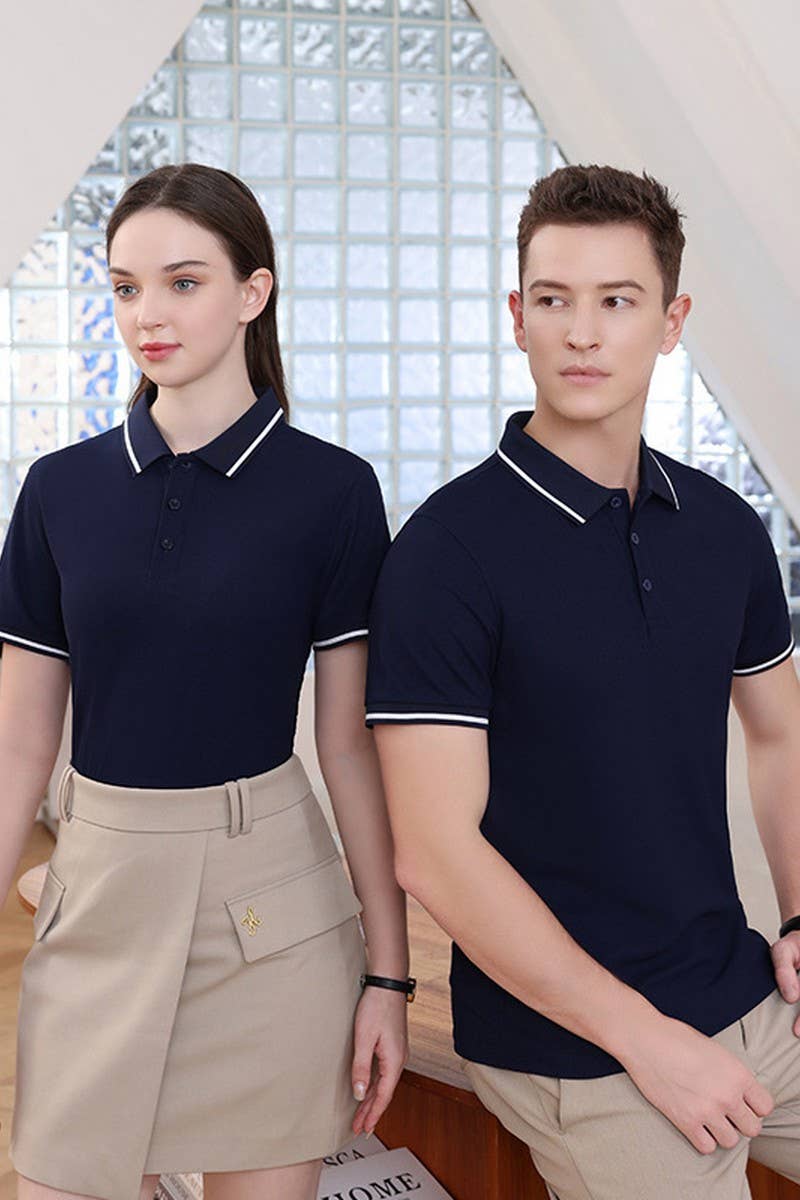 CWTBLS02423_CUSTOM COLLARED POLO WORK SHIRT