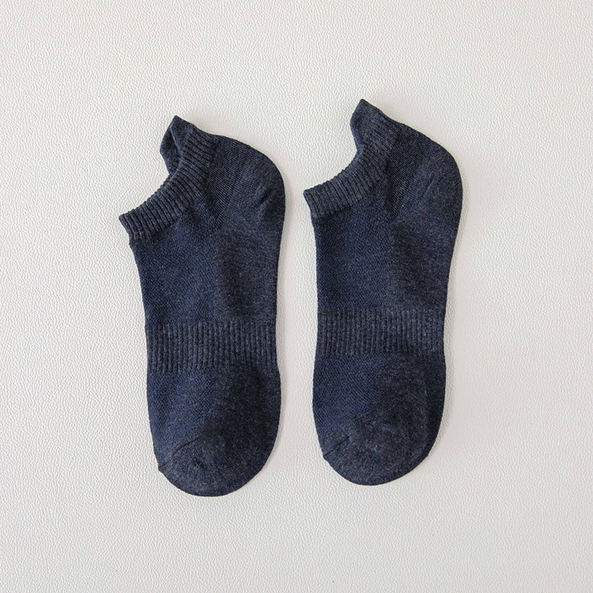 CWMS2452_NEW ARRIVAL HEEL MEN'S CREW SOCKS