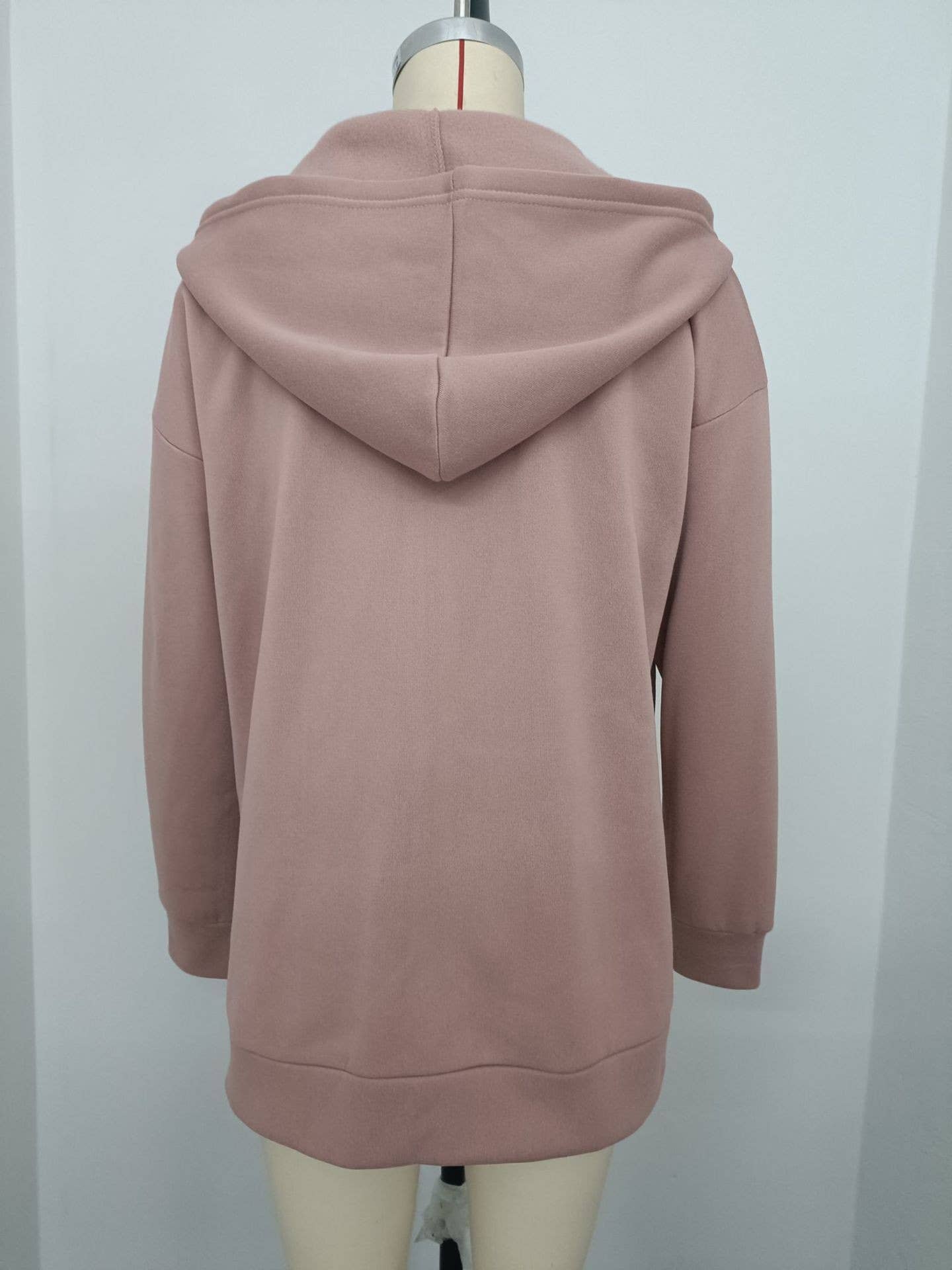 CASUAL HOODIE WITH LOOSE ZIPPER HOODIE