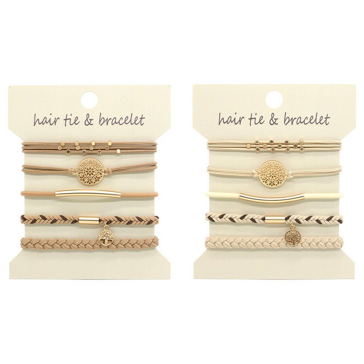 TREE OF LIFE PONYTAIL HIGH-END HAIR SCRUNCHIES