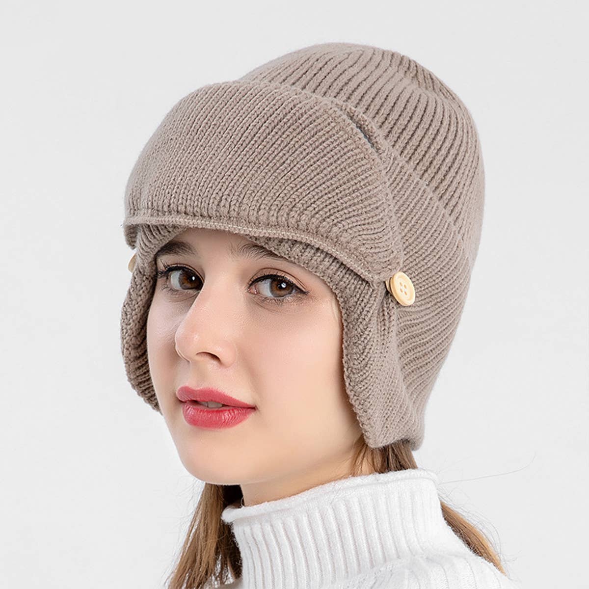 GLASSES EARMUFFS PLUS VELVET WARM HAT