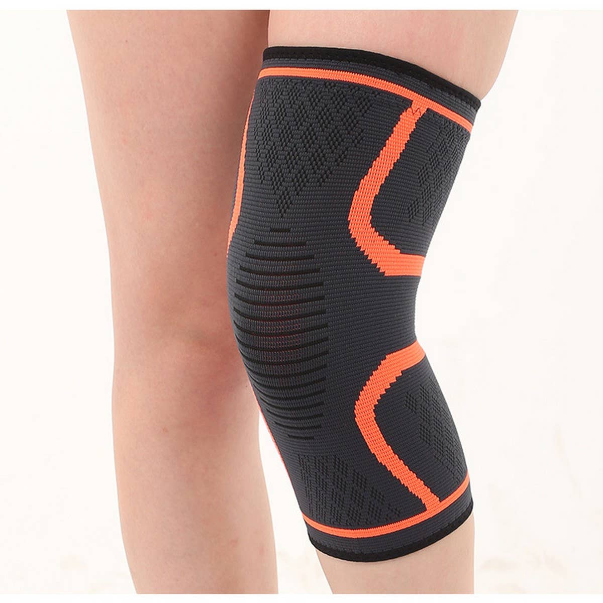 3-Color Elastic Knee Brace, Non-Slip & Warm_CWMM7891