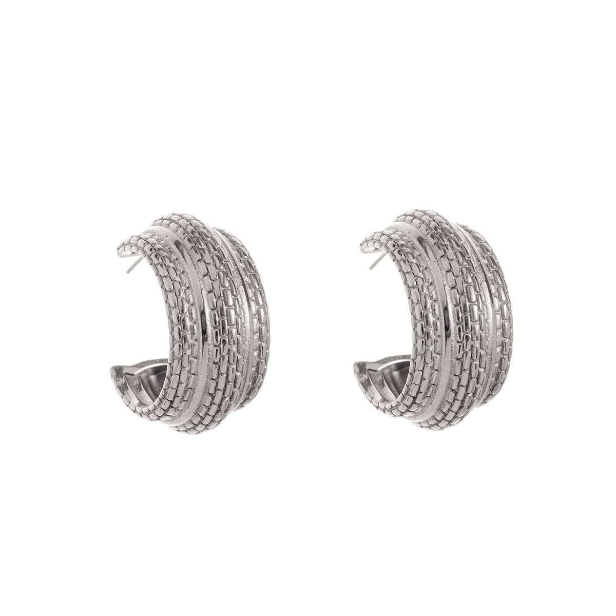 Trendy Irregular Geometric 18K Gold Plated Studs