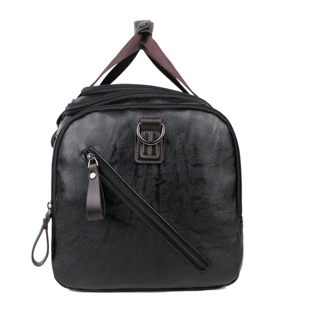 PU Leather Men's Travel Bag, Large Capacity_CWAB5171