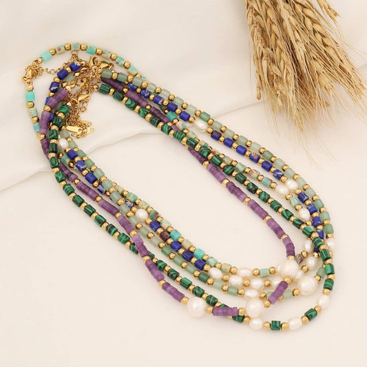 FASHION AND LUXURY PEARL NATURAL STONE NECKLACE_CWAJE0647