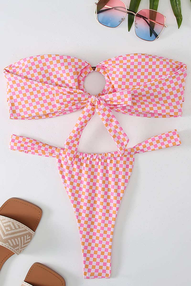 CWMW0815_WOMEN'S TIGHT FLORAL BEACH SWIMSUIT