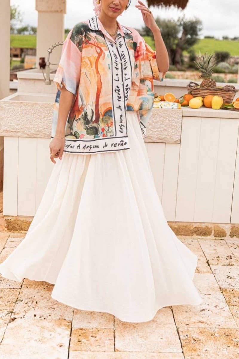 CWTBLS2347_GRAFFITI PRINT FIT VACATION SHORT SLEEVE SHIRT