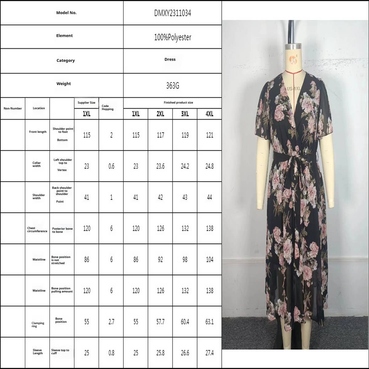 Summer V-Neck Floral Dress ? Flutter Sleeve Flared