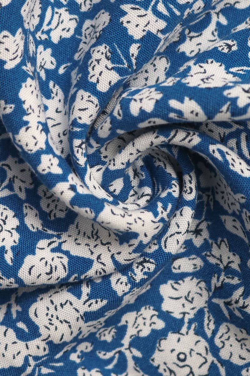 CWBSS0447_FLORAL TIERED TASSEL TIE WAIST MINI SKIRT