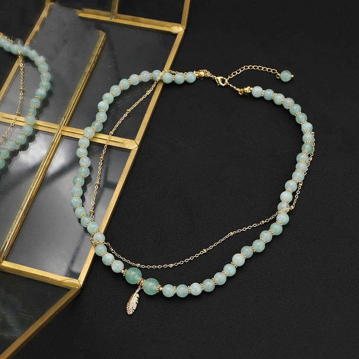 HIGH-END BUTTERFLY TEMPERAMENT PEARL NECKLACE
