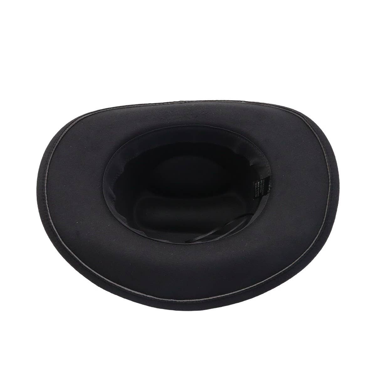 New Wool Fedora Cowboy Hat Western Ethnic Style_CWAH04455