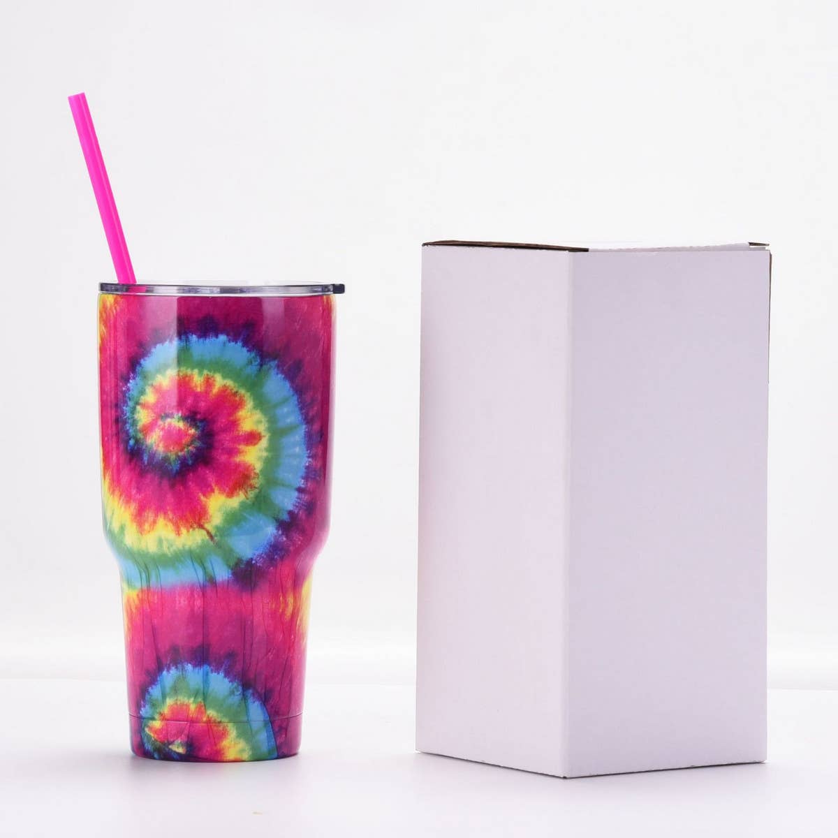 NEW TIE-DYE LARGE-CAPACITY THERMAL WATER CUP_CWMM0989