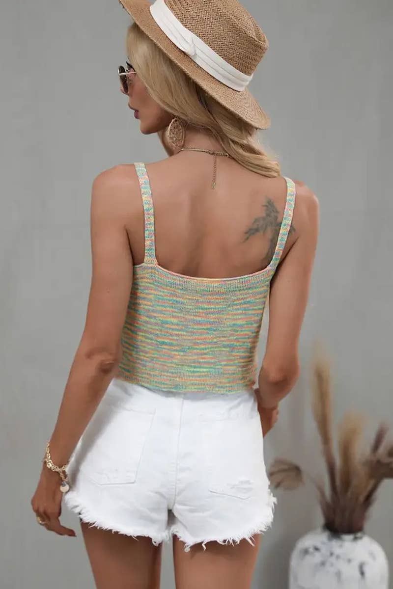 CWTTSL0303_FRESH AND SWEET HOLLOW CONTRAST VEST