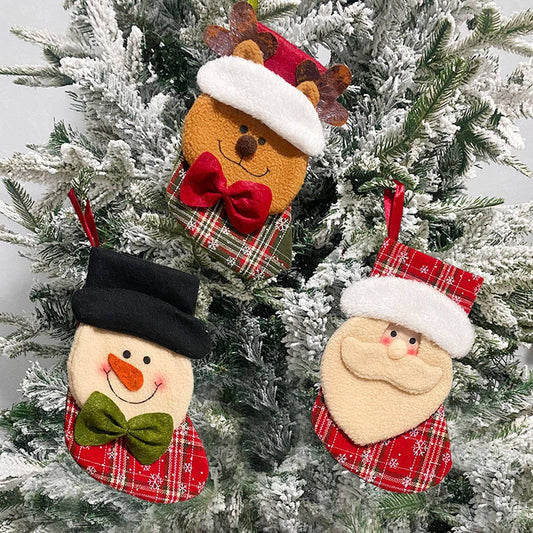 CHRISTMAS SOCKS CHILDREN GIFT BAG CANDY BAG