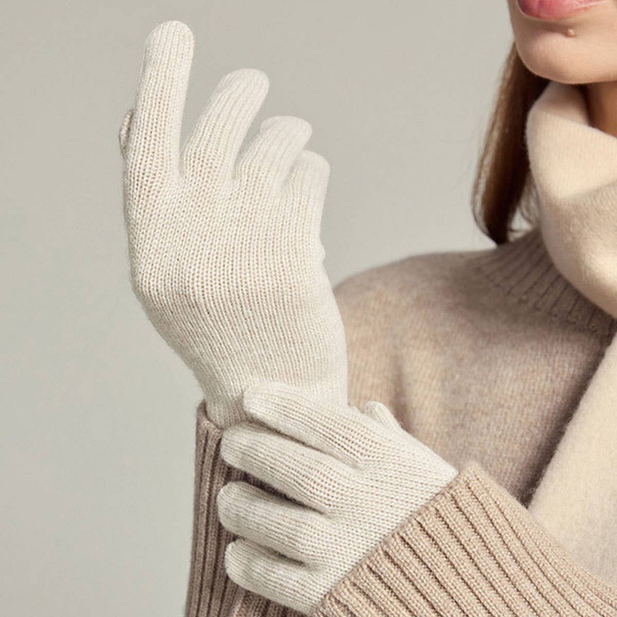 WOMEN'S WINTER COLD PROTECTION TOUCH SCREEN GLOVES_CWAG0374