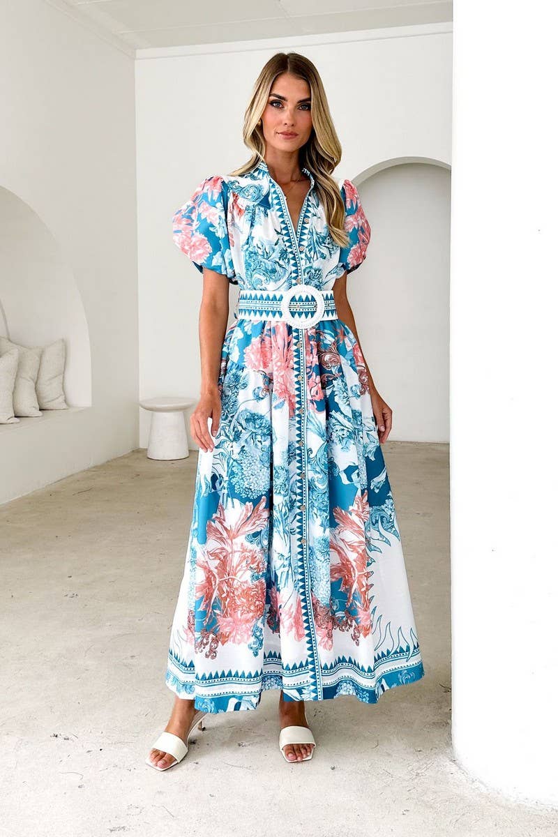 CWDMD6319_SUMMER FASHION CASUAL LACE-UP LONG DRESS