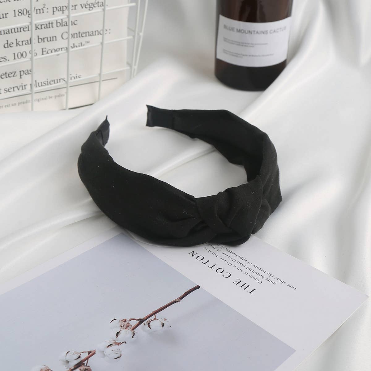 SIMPLE SOLID COLOR WIDE BRIM HEADBAND_CWAHA1675