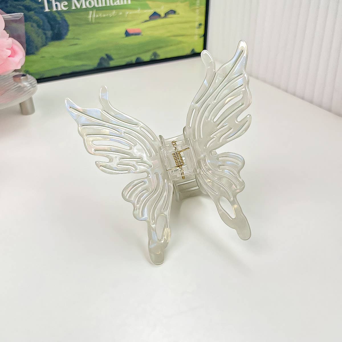 Iridescent Mermaid imitation acetic acid clip