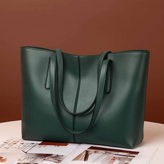 TEXTURE RETRO SHOULDER TOTE BAG_CUAB0062