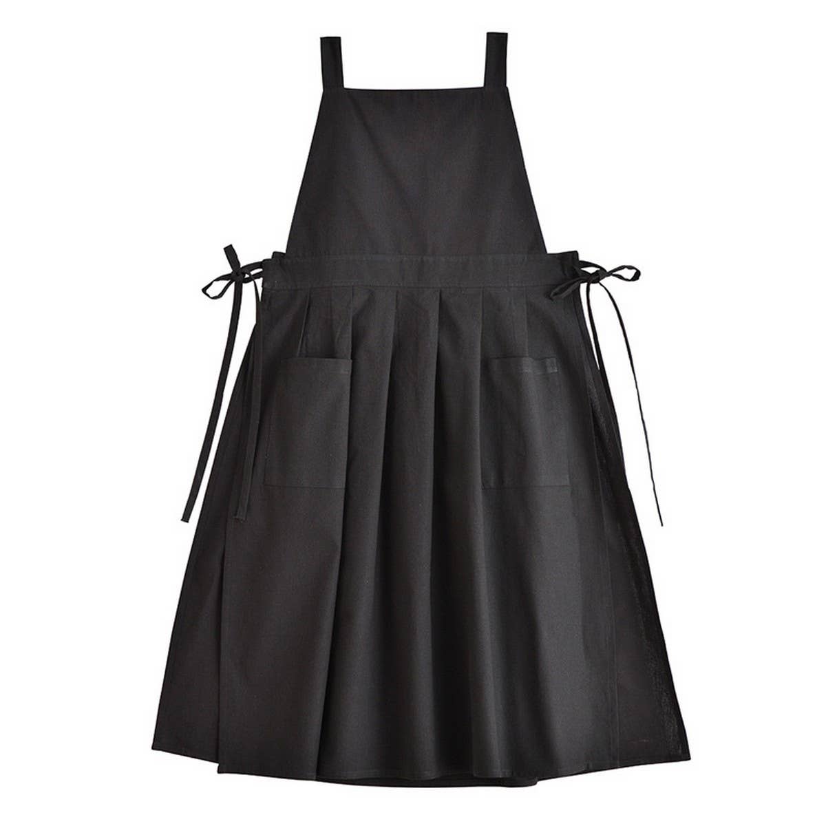 Cotton solid color adjustable Aprons with pockets