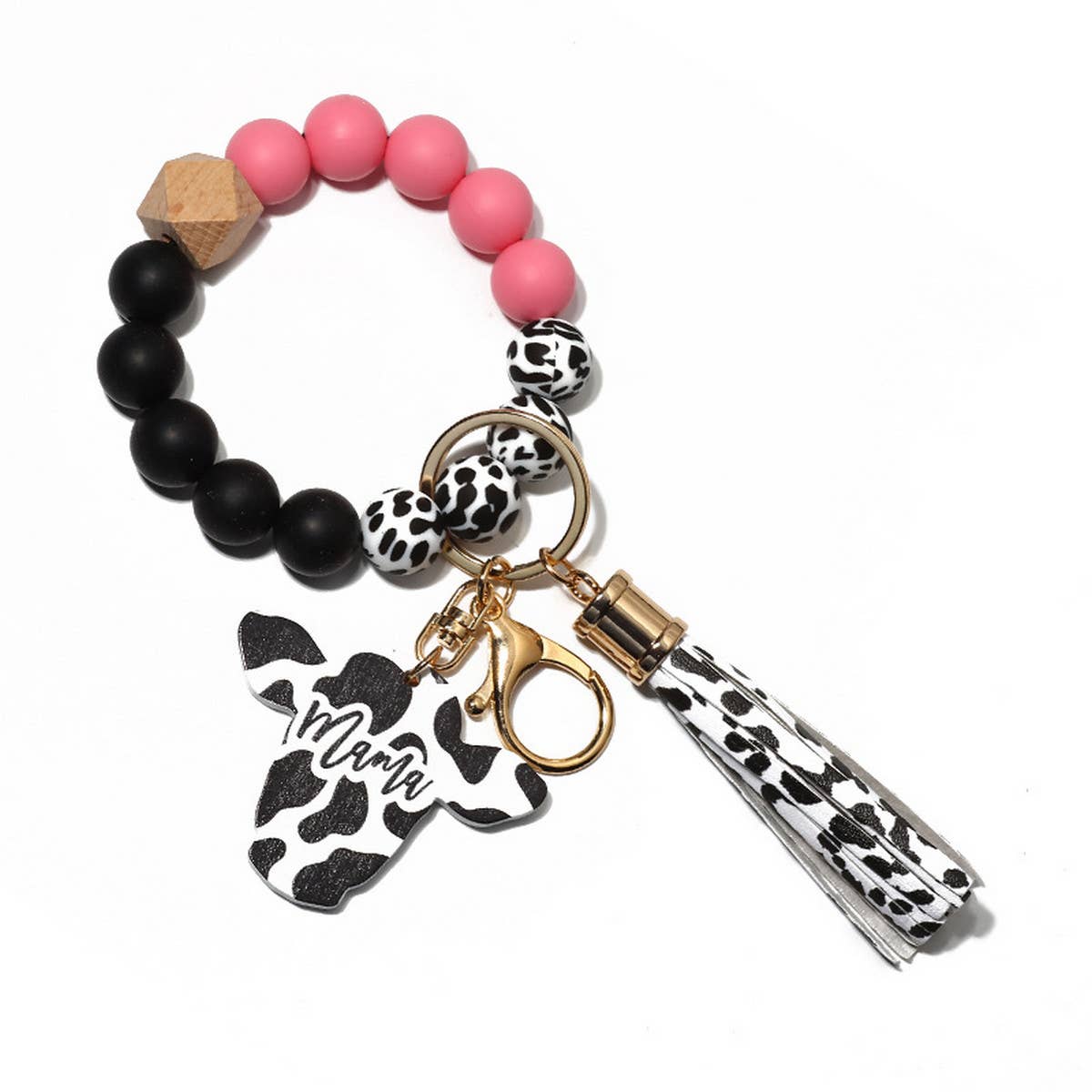 BULL HEAD WESTERN STYLE BRACELET KEYCHAIN_CWMM1289