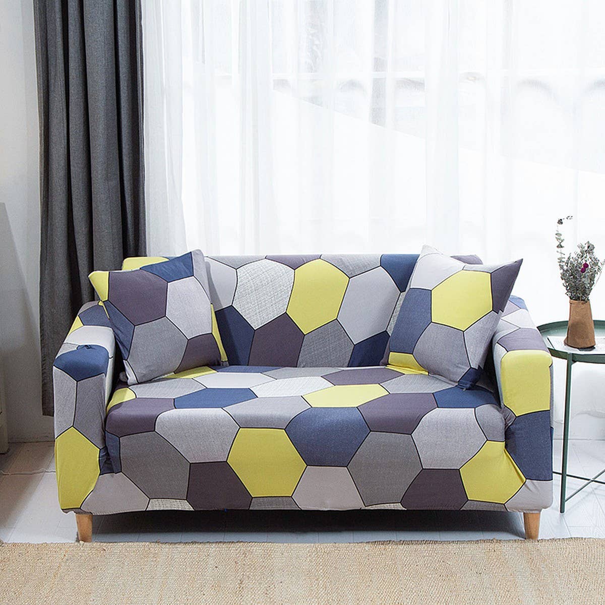 Milk Silk Sofa Cover, Stretch & Full Wrap