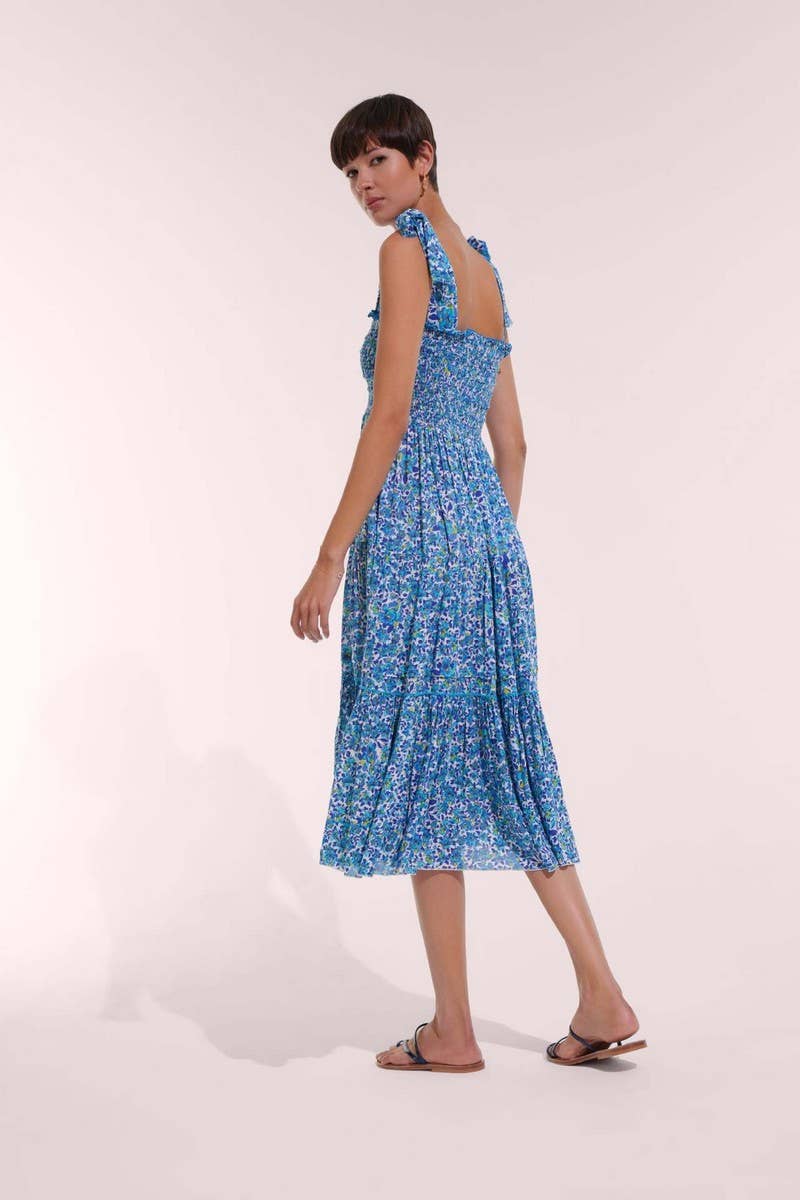 CWDMD6015_STRAPLESS BACKLESS VINTAGE PRINT MAXI DRESS