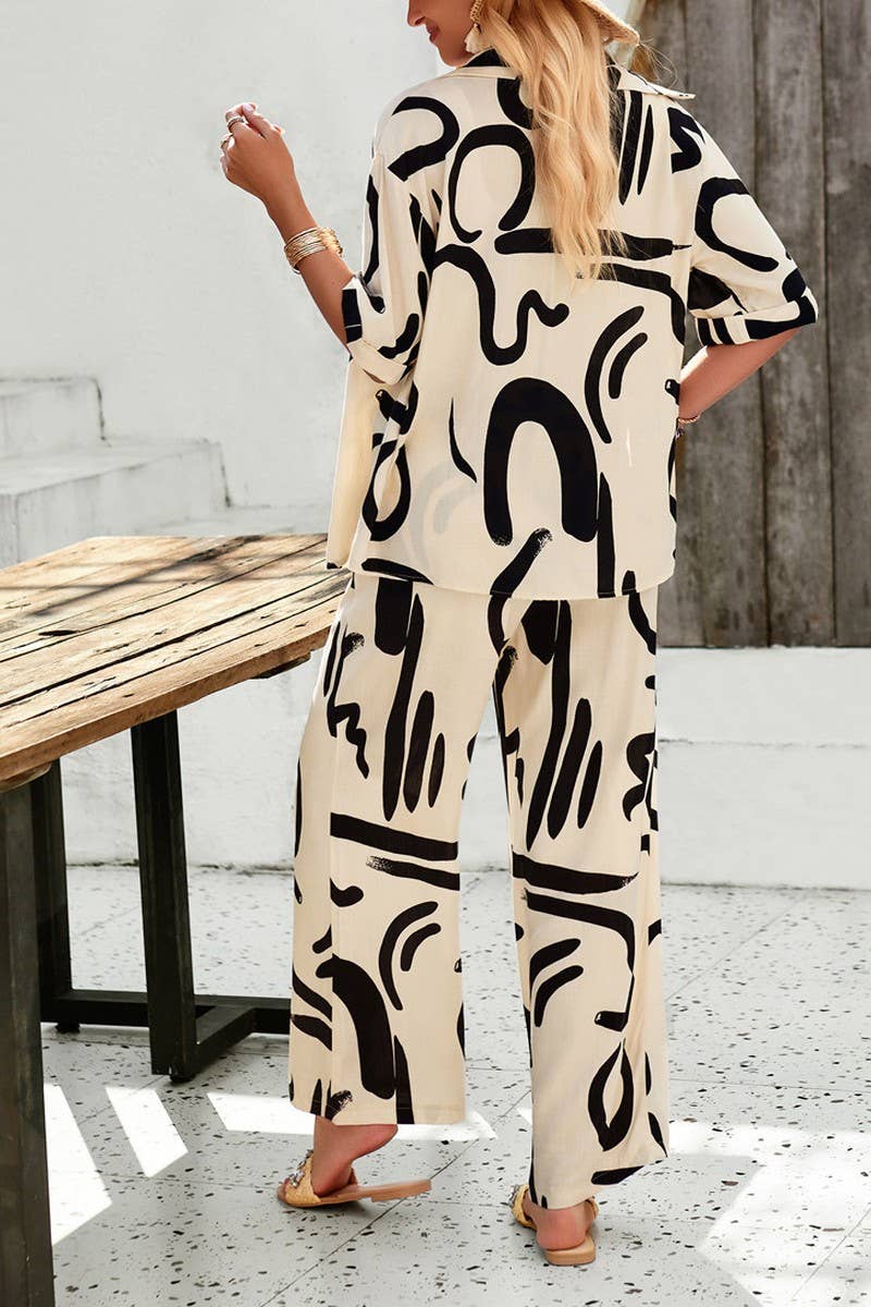 CWSS1073_SPRING AND SUMMER CASUAL COMFORT PRINTED SET