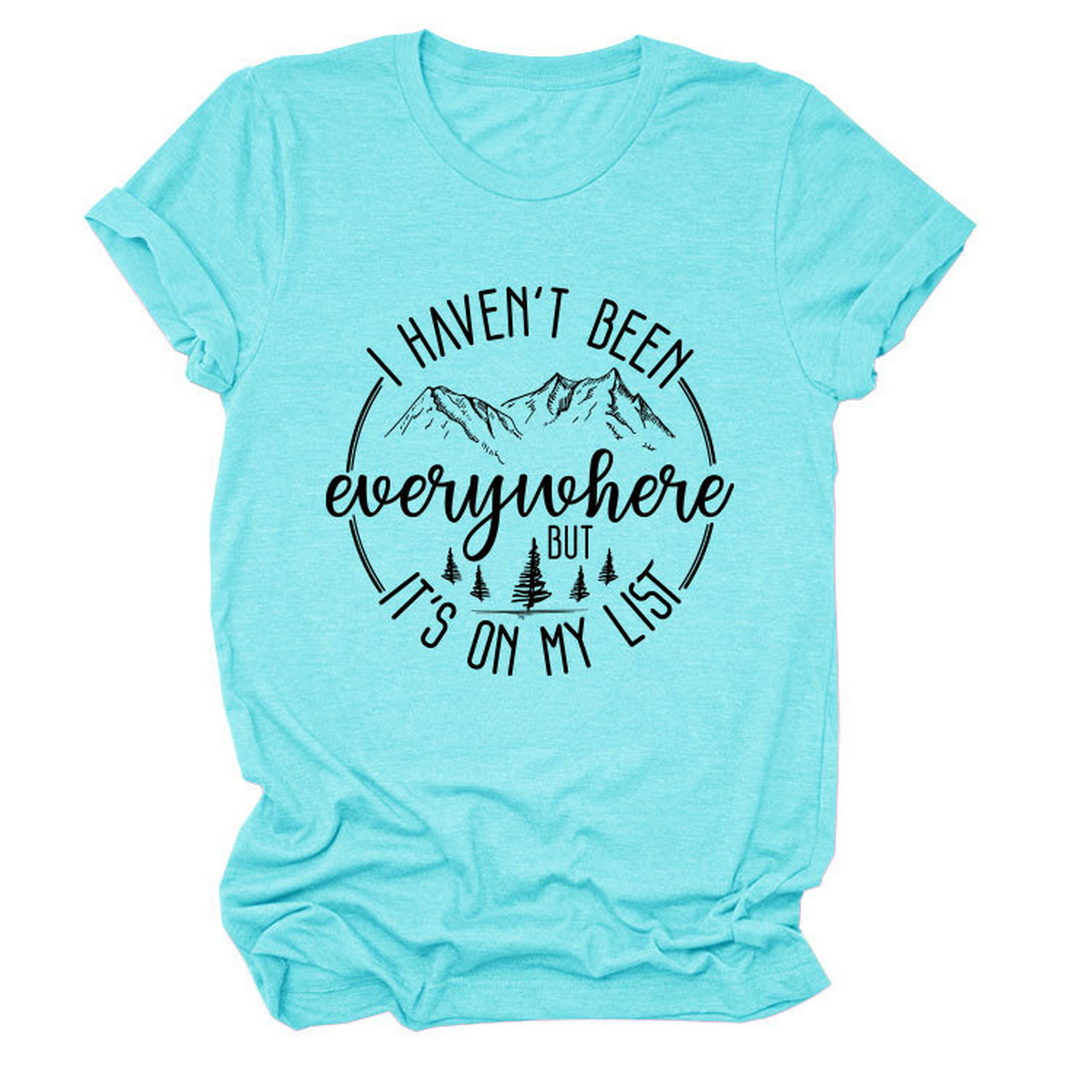 New Summer Short Sleeve T-Shirt, Geometric_CWDSD8369