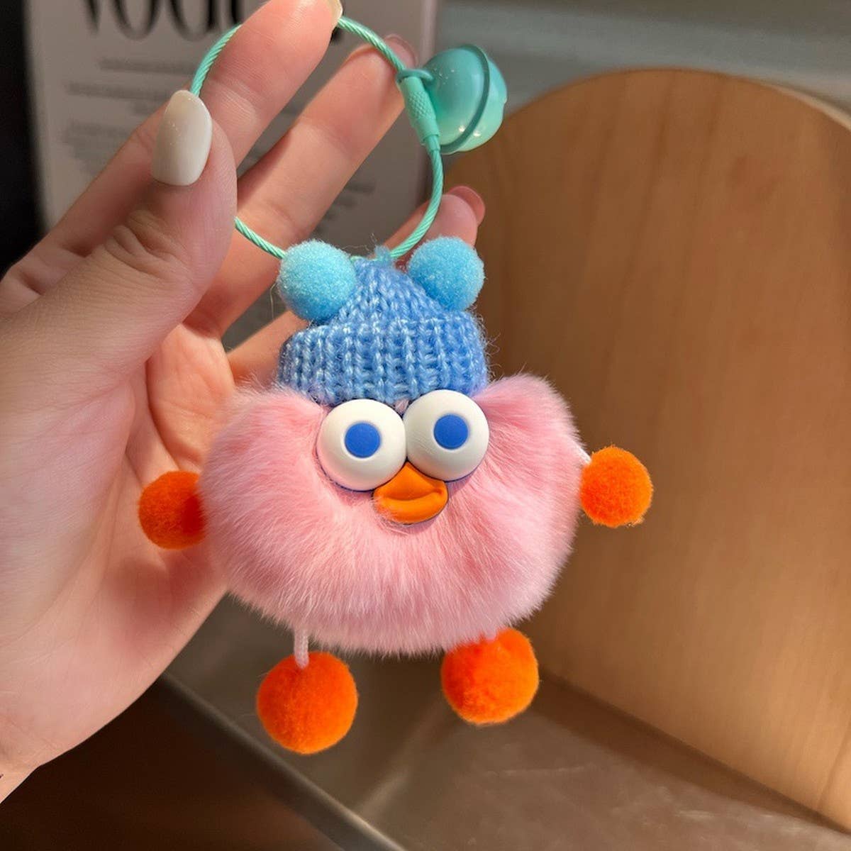 CWMM10412_CUTE  KEYCHAIN PLUSH TOY BAG CHARM