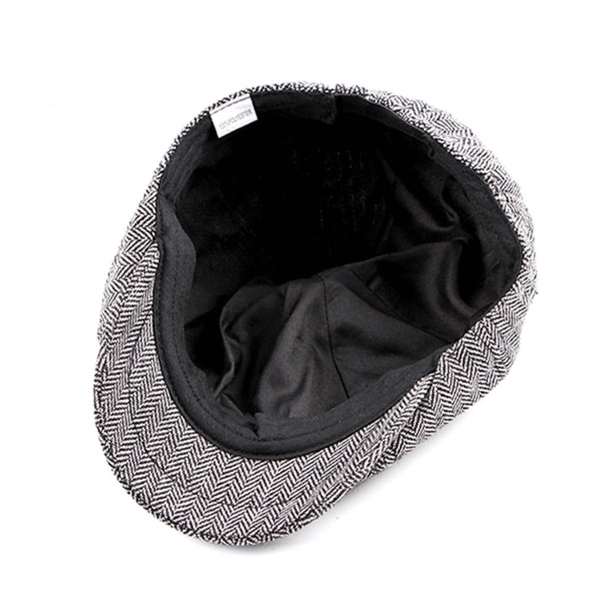 AUTUMN AND WINTER RETRO PLAID FLAT CAP_CWAH1906