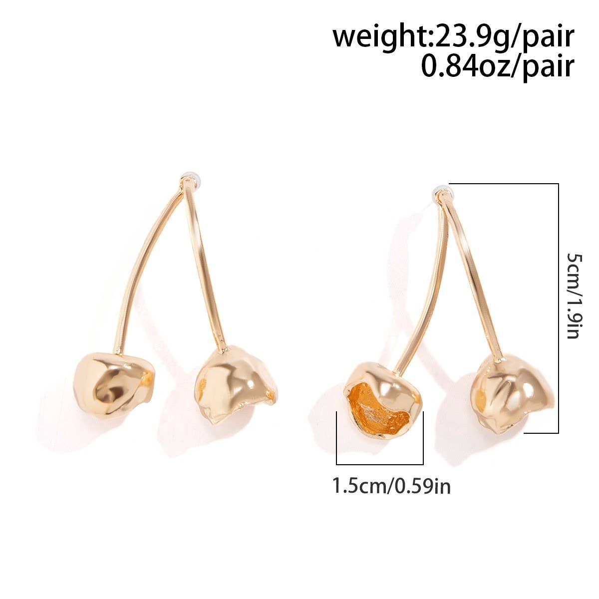 SWEET DOPAMINE ALLOY FRUIT EARRINGS