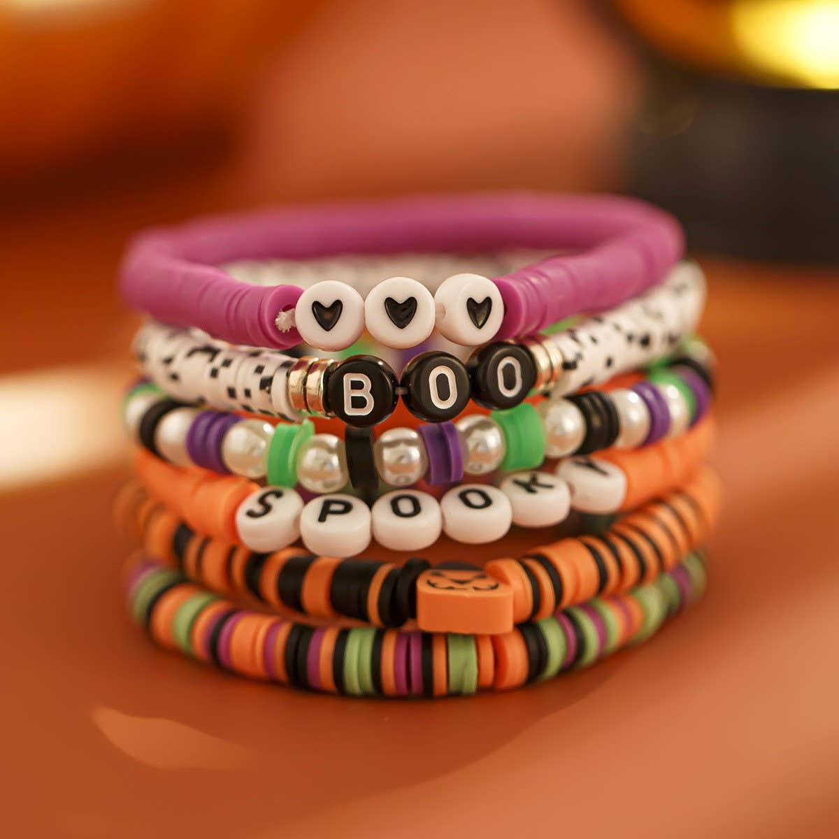 PERSONALIZED SIMPLE BAT CRYSTAL BRACELET SET_CWMM3106
