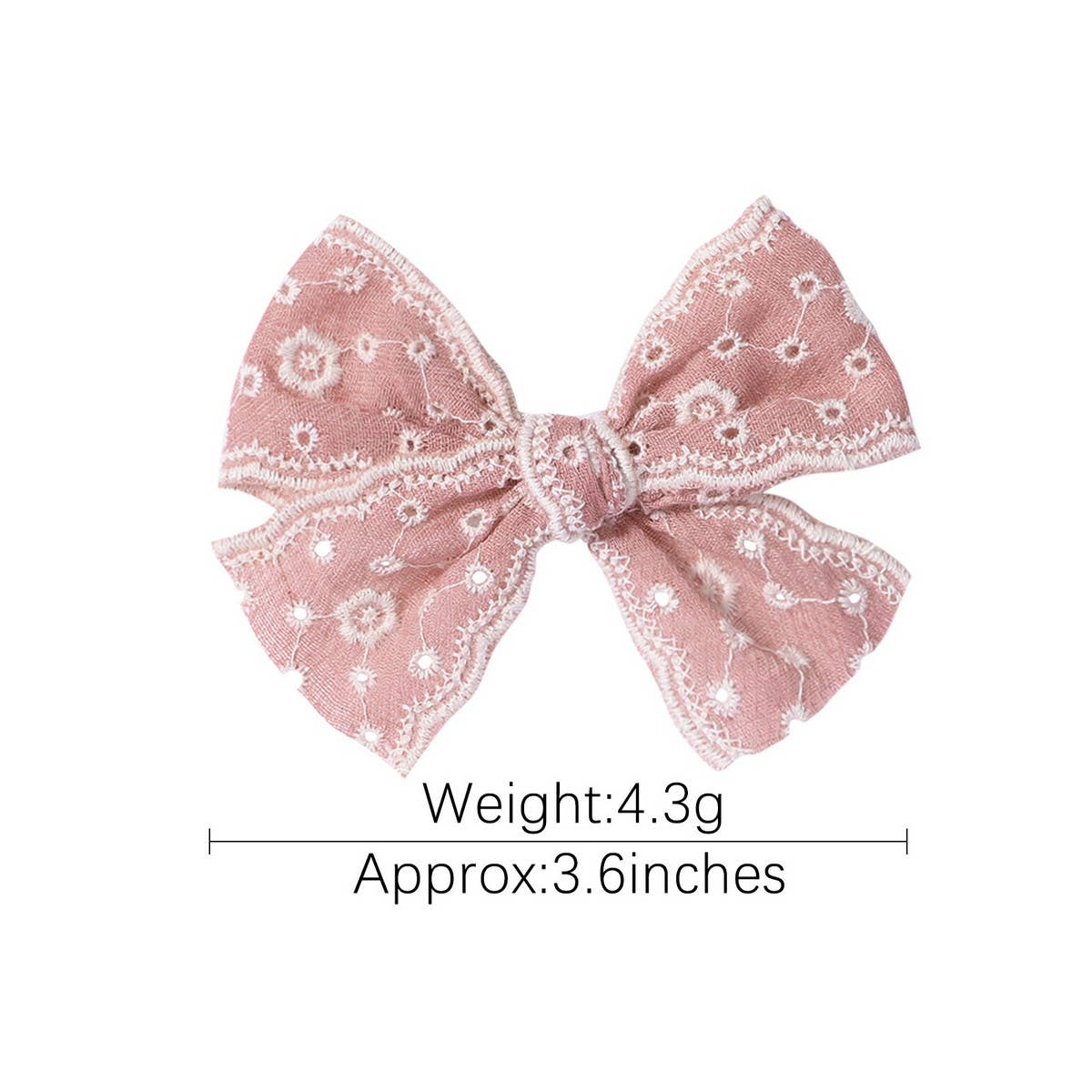 2024 NEW CHILDREN'S SOLID COLOR LACE BOW HAIRPIN_CWAHA2397