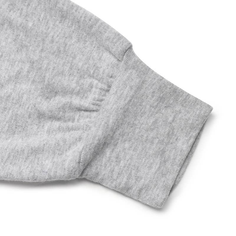 CREW-NECK COLOR PATCHWORK CASUAL BAGGY HOODIE