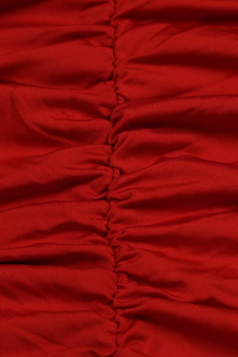 CWDMD01122_SOLID RUCHED SPAGHETTI STRAP MAXI DRESS