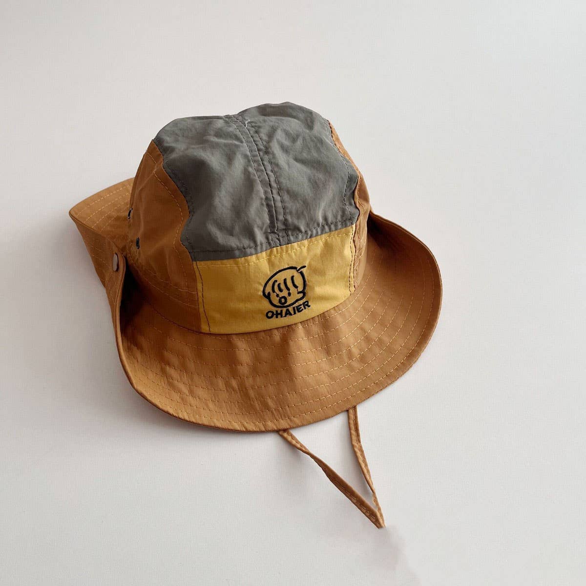 CARTOON CHILDREN'S COLOR MATCHING FISHERMAN HAT_CWAH2868