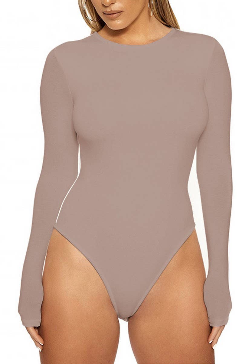 CWSJS0788_SOLID COLOR LONG SLEEVE JUMPSUIT